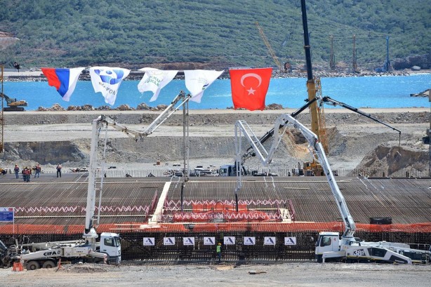 Akkuyu Nükleer Güç Santrali'nin temeli atılıyor