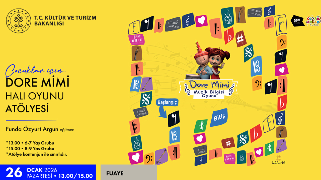 AKM ve CSO ADA ANKARA yarı yıl tatili etkinlikleri devam ediyor! 