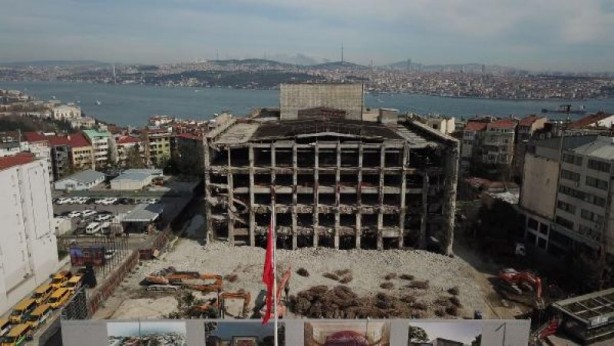 Foto - AKM yıkılıyor! İşte ilk görüntüler