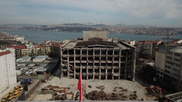Foto - AKM yıkılıyor! İşte ilk görüntüler
