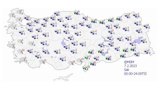 Foto - AKOM alarma geçti! Kuvvetli kar yağışı geliyor