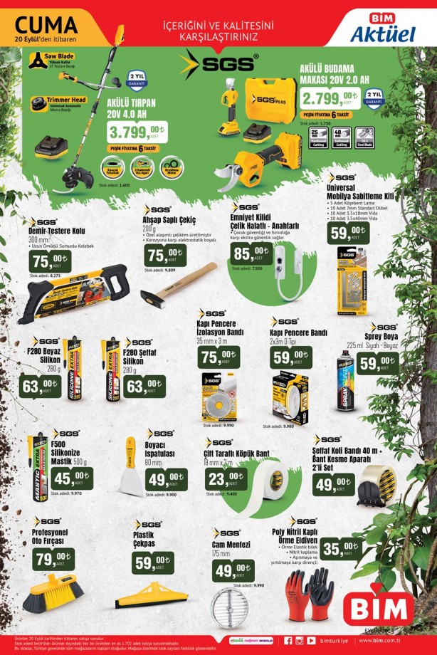 Foto - Aktüel ürünler göz kamaştırdı! BİM’de fırsat haftası başladı
