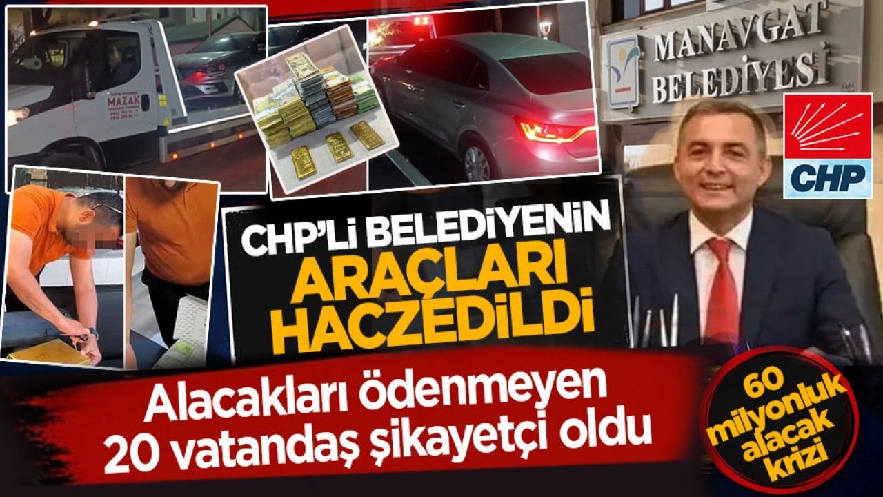 Alacakları ödenmeyen 20 vatandaş şikayetçi oldu: CHP'li belediyenin araçları haczedildi