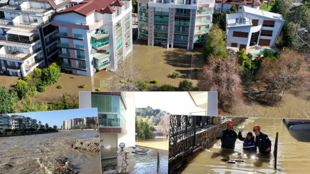 Alanya’da baraj alarmı! Dim çayı taştı, mahalleler boşaltıldı