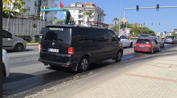 Foto - Alanya'da trafik bakın neden felç oldu