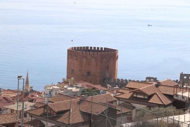 Foto - Alanya'nın tarihi simgesi: Kızıl Kule
