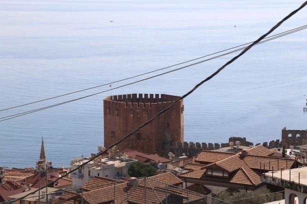 Foto - Alanya'nın tarihi simgesi: Kızıl Kule