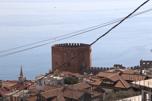 Foto - Alanya'nın tarihi simgesi: Kızıl Kule