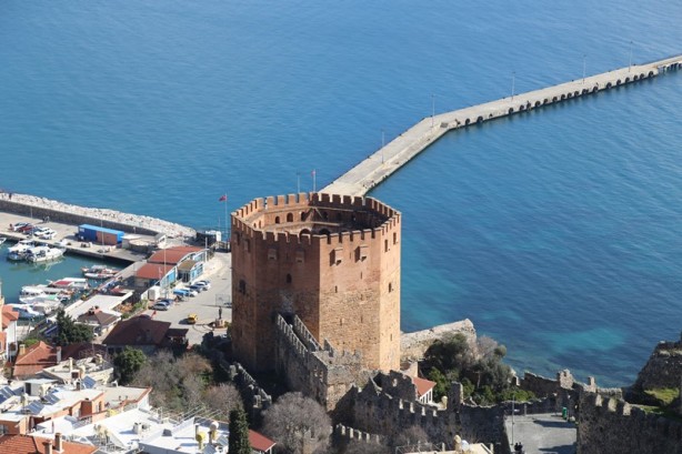 Foto - Alanya'nın tarihi simgesi: Kızıl Kule