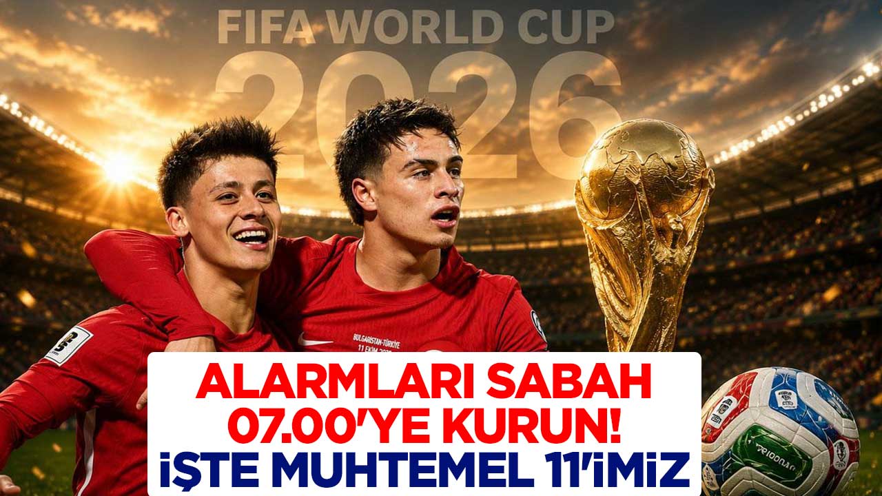 Alarmları sabah 07.00'ye kurun! İşte Avustralya karşısında muhtemel 11'imiz