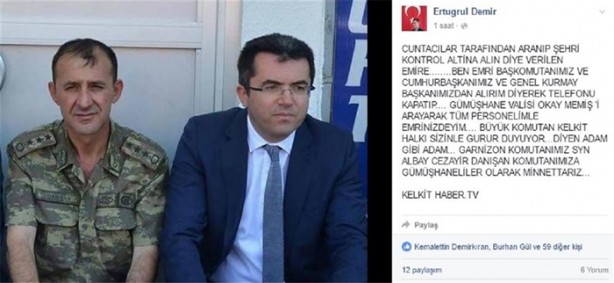 Foto - Albayın darbe karşısında duruşu takdir kazandı