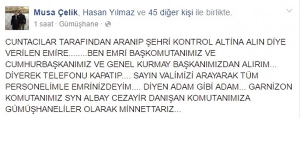 Foto - Albayın darbe karşısında duruşu takdir kazandı