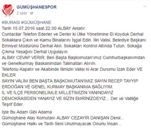 Foto - Albayın darbe karşısında duruşu takdir kazandı