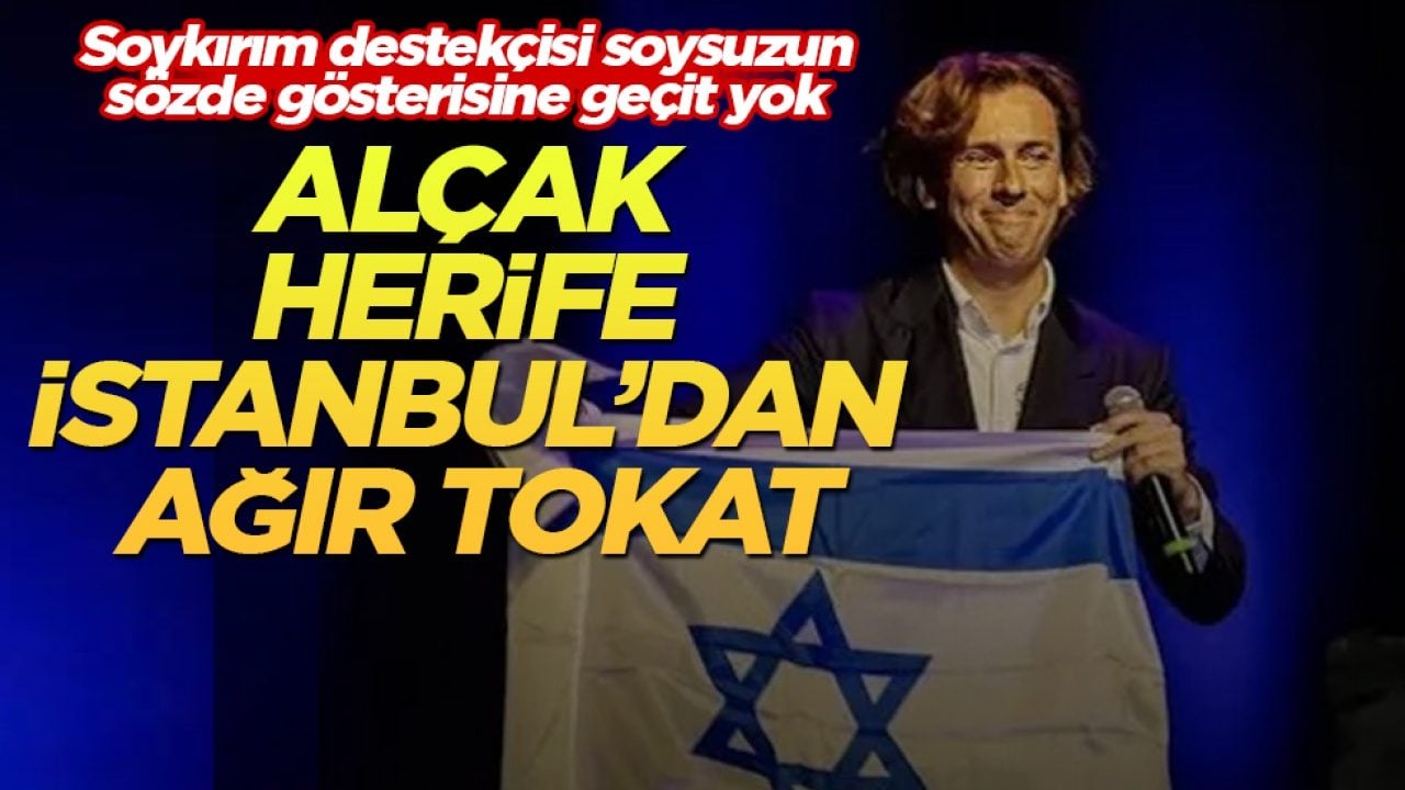 Alçak herife İstanbul’dan ağır tokat! Soykırım destekçisi soysuzun sözde gösterisine geçit yok 