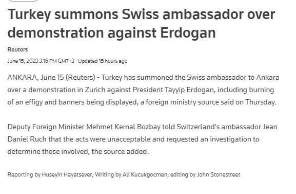 Foto - Alçak provokasyon dünyanın gündeminde! İsviçre'ye acil çağrıda bulundular