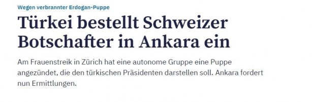 Foto - Alçak provokasyon dünyanın gündeminde! İsviçre'ye acil çağrıda bulundular