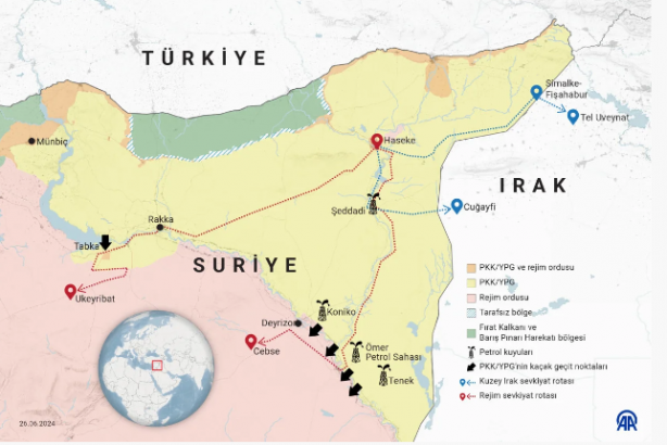 Foto - Alçaklar binlerce varil petrolü göz göre göre çalıyor! Varilini 985 liradan satıyorlar