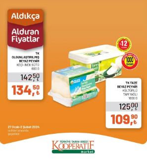 Foto - ‘Aldıkça aldıran fiyatlar’ sloganı ile paylaşıldı! Tarım Kredi Marketleri'nde yeni fırsatlar