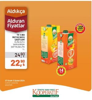 Foto - ‘Aldıkça aldıran fiyatlar’ sloganı ile paylaşıldı! Tarım Kredi Marketleri'nde yeni fırsatlar