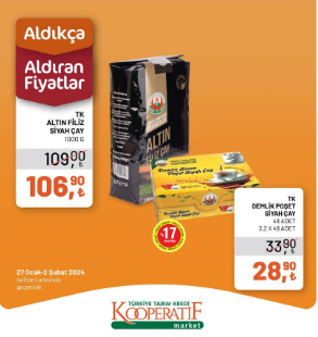 Foto - ‘Aldıkça aldıran fiyatlar’ sloganı ile paylaşıldı! Tarım Kredi Marketleri'nde yeni fırsatlar