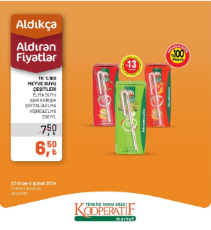 Foto - ‘Aldıkça aldıran fiyatlar’ sloganı ile paylaşıldı! Tarım Kredi Marketleri'nde yeni fırsatlar