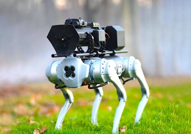 Foto - Alev silahlı robot köpek satışa çıktı