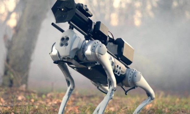 Foto - Alev silahlı robot köpek satışa çıktı
