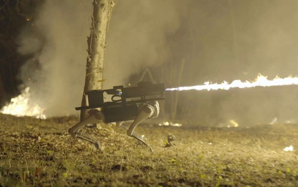 Foto - Alev silahlı robot köpek satışa çıktı