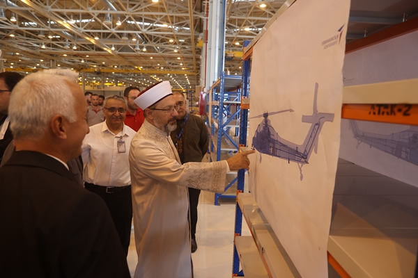 Foto - Ali Erbaş'tan "TUSAŞ" tesislerine ziyaret