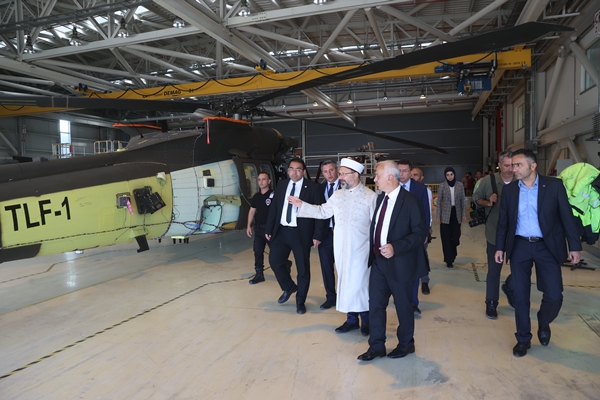 Foto - Ali Erbaş'tan "TUSAŞ" tesislerine ziyaret