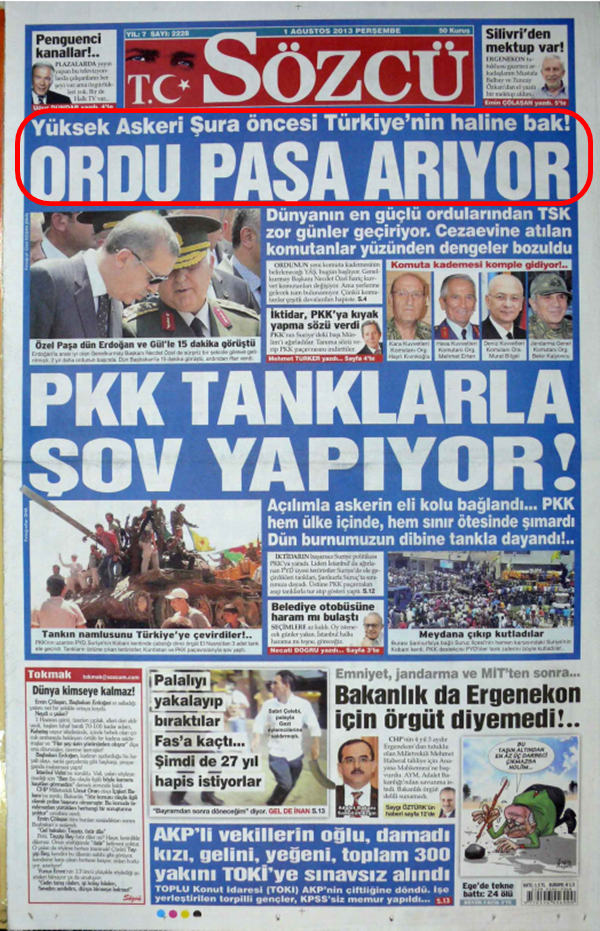 Foto - Ali İhsan Karahasanoğlu geçmiş 1 Ağustoslardaki gazete manşetlerini yorumladı