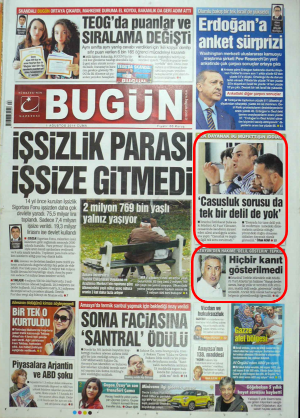 Foto - Ali İhsan Karahasanoğlu geçmiş 1 Ağustoslardaki gazete manşetlerini yorumladı