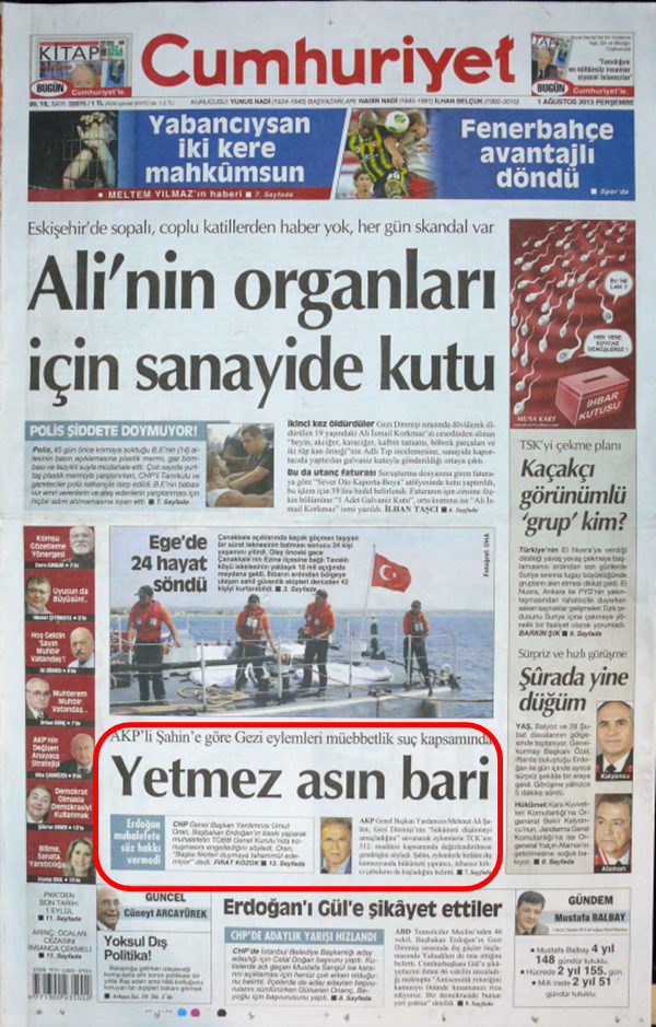 Foto - Ali İhsan Karahasanoğlu geçmiş 1 Ağustoslardaki gazete manşetlerini yorumladı