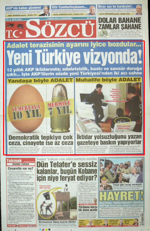Foto - Ali İhsan Karahasanoğlu geçmiş 1 Ekimlerdeki gazete manşetlerini yorumladı