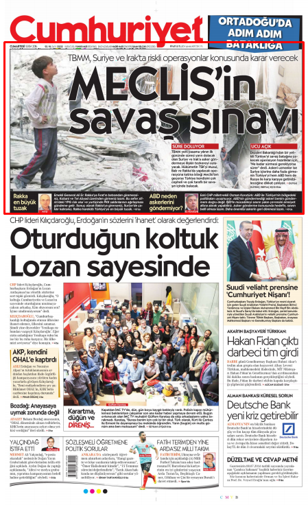 Foto - Ali İhsan Karahasanoğlu geçmiş 1 Ekimlerdeki gazete manşetlerini yorumladı