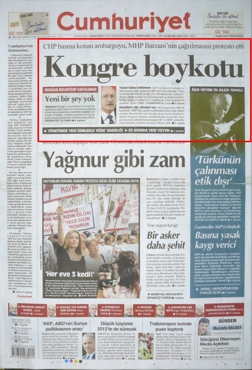 Foto - Ali İhsan Karahasanoğlu geçmiş 1 Ekimlerdeki gazete manşetlerini yorumladı