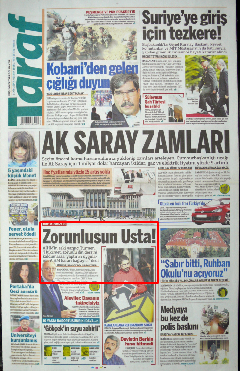 Foto - Ali İhsan Karahasanoğlu geçmiş 1 Ekimlerdeki gazete manşetlerini yorumladı