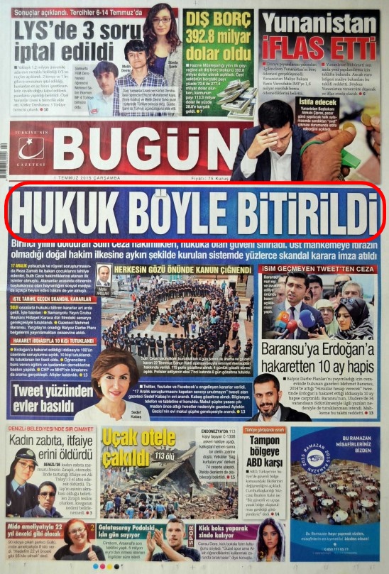 Foto - Ali İhsan Karahasanoğlu, geçmiş 1 Temmuzlardaki gazete manşetlerini yorumladı