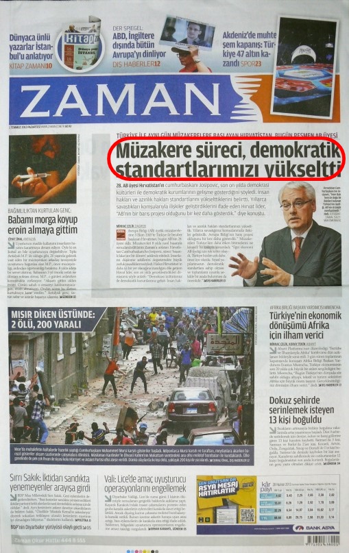 Foto - Ali İhsan Karahasanoğlu, geçmiş 1 Temmuzlardaki gazete manşetlerini yorumladı