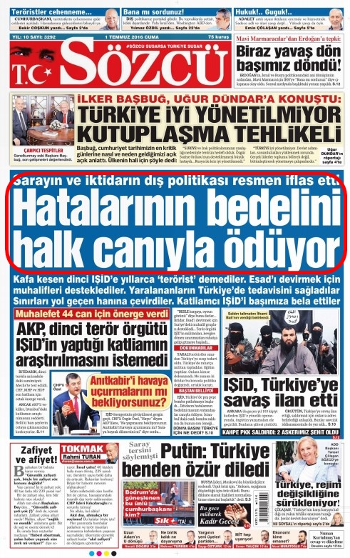 Foto - Ali İhsan Karahasanoğlu, geçmiş 1 Temmuzlardaki gazete manşetlerini yorumladı