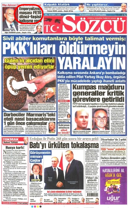 Foto - Ali İhsan Karahasanoğlu geçmiş 10 Ağustoslardaki gazete manşetlerini yorumladı