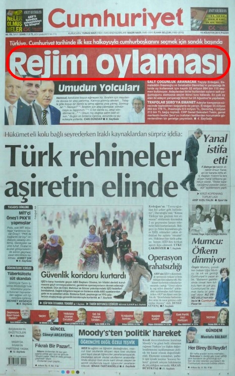 Foto - Ali İhsan Karahasanoğlu geçmiş 10 Ağustoslardaki gazete manşetlerini yorumladı