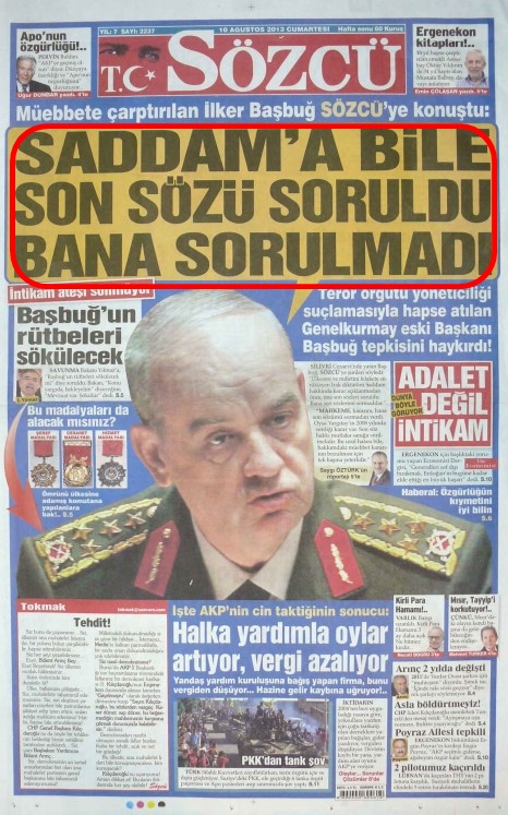 Foto - Ali İhsan Karahasanoğlu geçmiş 10 Ağustoslardaki gazete manşetlerini yorumladı