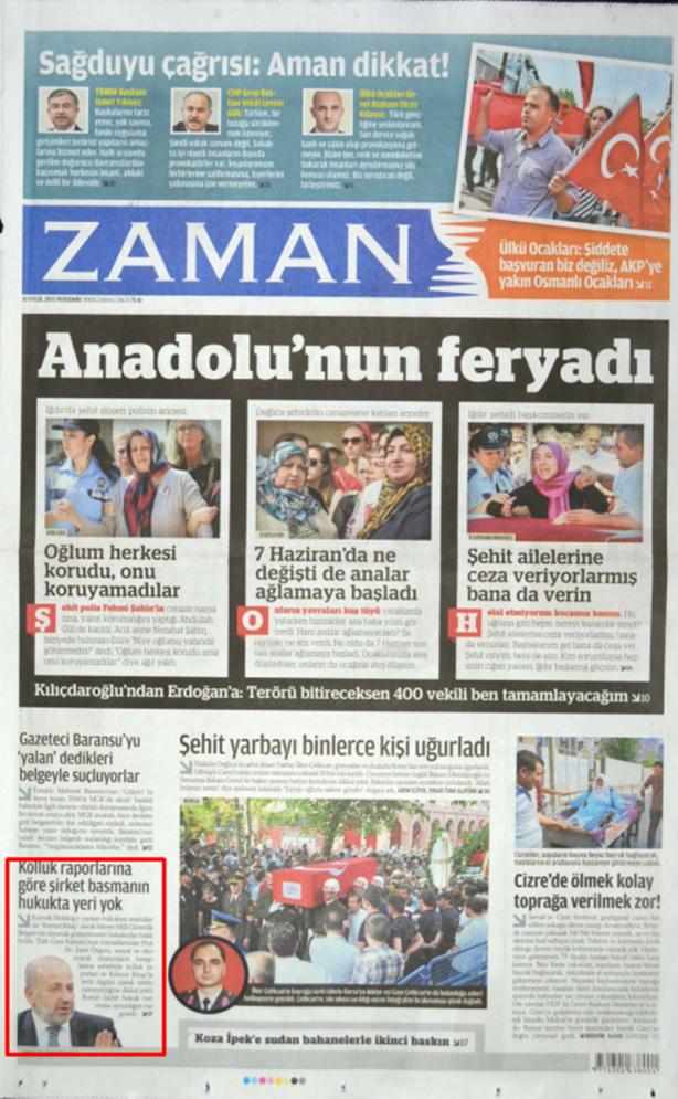 Foto - Ali İhsan Karahasanoğlu geçmiş 10 Eylüllerdeki gazete manşetlerini yorumladı