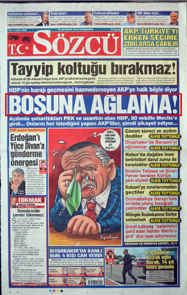 Foto - Ali İhsan Karahasanoğlu geçmiş 10 Haziranlardaki gazete manşetlerini yorumladı