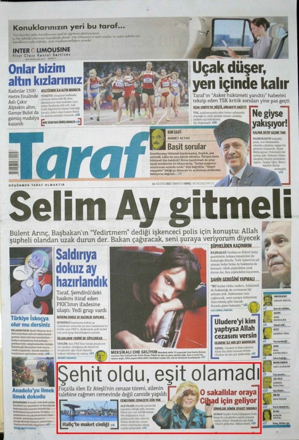 Foto - Ali İhsan Karahasanoğlu geçmiş 11 Ağustoslardaki gazete manşetlerini yorumladı