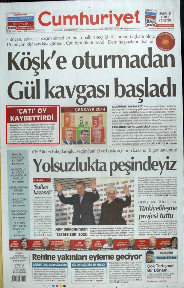 Foto - Ali İhsan Karahasanoğlu geçmiş 11 Ağustoslardaki gazete manşetlerini yorumladı