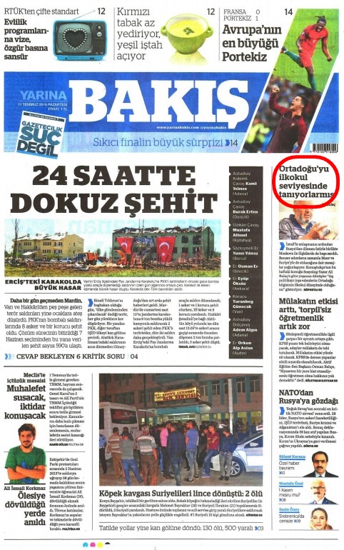 Foto - Ali İhsan Karahasanoğlu geçmiş 11 Temmuzlardaki gazete manşetlerini yorumladı