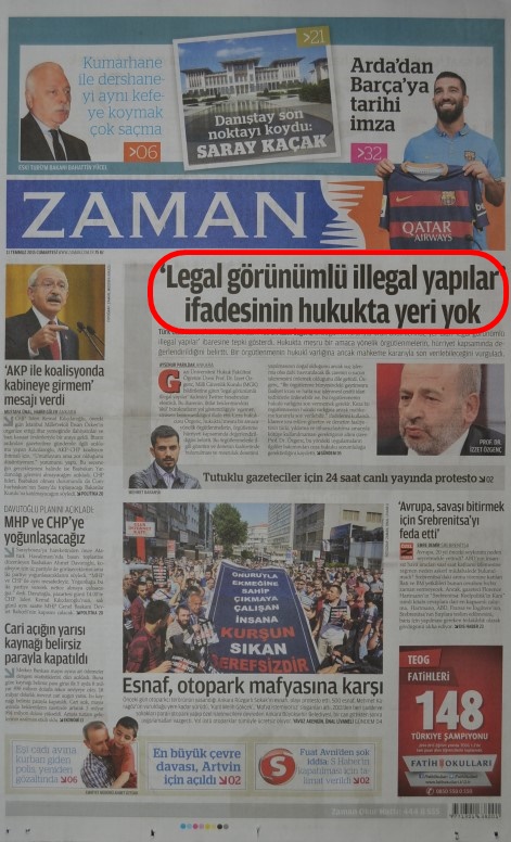 Foto - Ali İhsan Karahasanoğlu geçmiş 11 Temmuzlardaki gazete manşetlerini yorumladı