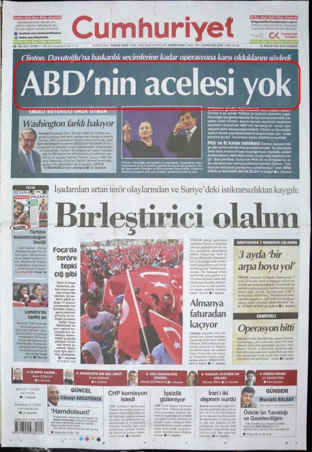 Foto - Ali İhsan Karahasanoğlu geçmiş 12 Ağustoslardaki gazete manşetlerini yorumladı